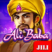 Ali Baba slot cover art with treasure theme
