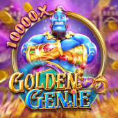 Golden Genie lamp slot cover art